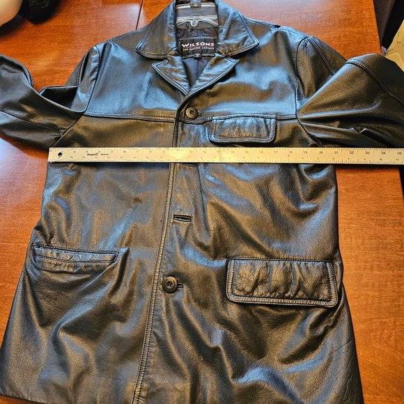 Vintage Wilsons Women's Lightweight Leather Jacket, Black, Sz Small - Picture 11 of 16